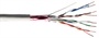 CAVO FLESSIBILE FTP PER RETI CATEGORIA 5E- 4 COPPIE 8 POLI  SCHERMATO AWG 26/7 MATASSA MT.100 (AL ME