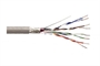 CAVO FLESSIBILE S-FTP PER RETI CATEGORIA 5E- 4 COPPIE 8 POLI DOPPIA SCHERMATURA AWG 26/7 MATASSA MT.