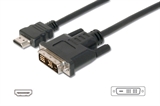 CAVO HDMI 19 POLI TIPO A MASCHIO - DVI-D 18+1 POLI MASCHIO MT 2 (AK 639)