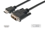 CAVO HDMI 19 POLI TIPO A MASCHIO - DVI-D 18+1 POLI MASCHIO MT. 5 (AK 639-5)