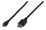 CAVO HDMI HIGH SPEED WITH ETHERNET CONNETTORI HDMI 'D' MASCHIO/ HDMI 'A' MASCHIO MT. 2