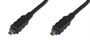 CAVO IEEE 1394 FIREWIRE PER AUDIO VIDEO DVD DA 4 PIN A 4 PIN MT. 1 DOPPIA SCHERMATURA (AK-1394-1044)