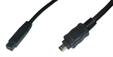 CAVO IEEE 1394B A IEEE 1394A 9 PIN MASCHIO/4 PIN MASCHIO DOPPIA SCHERMATURA MT.5 (AK-1394B-504)