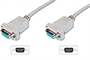 CAVO NULL MODEM COMPUTER CROSS OVER (INCROCIATO) 9 FEMMINA/9FEMMINA MT.3 (AK 143 3M)