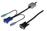 *CAVO OCTOPUS, VGA, 2xPS/2, (MOUSE/TASTIERA SOLO PS2), LUNGHEZZA MT. 10