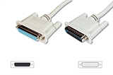 CAVO PER PROLUNGA O PER DATA SWITCH PRESSOFUSO VITI LUNGHE 25 POLI MASCHIO/FEMMINA MT.2 (AK 135 2M)