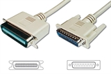 *CAVO PER STAMPANTE PARALLELA PRESSOFUSO BIDIREZIONALE CONNETTORI 25 POLI/36 POLI CENTRONICS - VITI