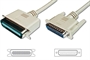 *CAVO PER STAMPANTE PARALLELA PRESSOFUSO BIDIREZIONALE CONNETTORI 25 POLI/36 POLI CENTRONICS - VITI