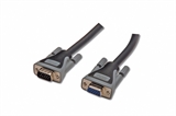 CAVO PREMIUM VGA 15 POLI MASCHIO/FEMMINA - MT. 5, CONNETTORI DORATI IN BUSTA DA ESPOSIZIONE