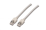 CAVO RETE CAT. 6A DOPPIA SCHERMATURA S-FTP HALOGEN FREE LSOH COLORE GRIGIO - MT. 2
