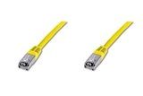 CAVO RETE FTP CAT. 5E SCHERMATO - LUNGHEZZA MT. 3 - COLORE GIALLO