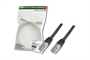 CAVO RETE UTP CAT. 6 NON SCHERMATO - COLORE NERO - LUNGHEZZA MT. 7