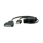 CAVO RETRATTILE USB TIPO A MASCHIO - TIPO MICRO B PER GALAXY MASCHIO, 0.7 MT.