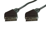 CAVO SCART CON CONNETTORI 21 POLI MASCHIO - DOPPIA SCHERMATURA -  MT. 2,5