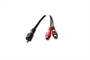 CAVO SDOPPIATORE RCA MONO MASCHIO/FEMMINA/FEMMINA CAVO SDOPPIATORE RCA MONO MASCHIO/FEMMINA/FEMMINA