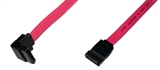 CAVO SERIAL ATA 7 POLI 300 MBPS CON CONNETTORE ANGOLATO 90 GRADI  MT. 0,75 (AK-SATA-075DL)