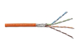 CAVO SOLIDO PER RETI CATEGORIA 7 1000MHZ S/FTP CLASSE F - 4 COPPIE SCHERMATURA SULLA COPPIA E SUL TO