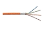 CAVO SOLIDO PER RETI CATEGORIA 7 1000MHZ S/FTP CLASSE F - 4 COPPIE SCHERMATURA SULLA COPPIA E SUL TO