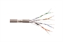 CAVO SOLIDO S-FTP PER RETI CATEGORIA 5E - 4 COPPIE 8 POLI DOPPIA SCHERMATURA AWG 24/1 HALOGEN FREE L