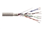 CAVO SOLIDO S-FTP PER RETI CATEGORIA 5E - 4 COPPIE DOPPIA SCHERMATURA AWG 24/1 HALOGEN FREE LSOH MAT