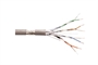 CAVO SOLIDO S-FTP PER RETI CATEGORIA 5E- 4 COPPIE 8 POLI DOPPIA SCHERMATURA AWG 24/1 MATASSA MT.305