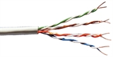 CAVO SOLIDO UTP PER RETI CATEGORIA 5E- 4 COPPIE 8 POLI NON SCHERMATO AWG 24/1 MATASSA MT.305 (AL MET