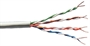 CAVO SOLIDO UTP PER RETI CATEGORIA 6- 4 COPPIE 8 POLI NON SCHERMATO AWG 23/1 MATASSA MT.305 (AL METR