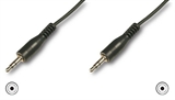 CAVO STEREO CON CONNETTORI MASCHIO/MASCHIO JACK 3.5 MM. - MT. 1,50 (AK-AV100)