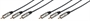 CAVO STEREO CONNETTORI 3 X CINCH (RCA) MASCHIO/MASCHIO (METALLO CROMATO) MT.5 (AK-AV 505)