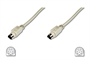 CAVO TASTIERA E MOUSE CONNETTORI MINIDIN 6 POLI MASCHIO/MASCHIO- MT.2 (AK 678 2M)
