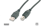 CAVO USB 2.0 CONNETTORI 1 X A MASCHIO - 1 X B MASCHIO MT. 5 COLORE NERO