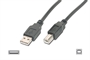 CAVO USB 2.0 CONNETTORI A-B - LUNGHEZZA MT. 1.80 COLORE NERO