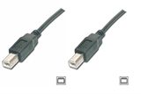 CAVO USB CONNETTORI B-B MASCHIO/MASCHIO CAVO DOPPIA SCHERMATURA UL 2725 MT.1 (AK 673-1)