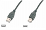 CAVO USB MT. 3 - CONNETTORI USB TIPO 'A' MASCHIO/MASCHIO CERTIFICATO USB 2.0 COLORE NERO