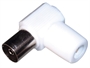 CONNETTORE COASSIALE FEMMINA 9.5 MM. - ATTENUAZIONE 75 dB AVVITABILE CONNETTORE 90ï¿½ (A-TVBW-S)