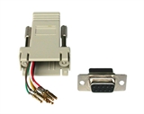 CONNETTORE MODULARE 9 POLI FEMMINA - 8 POLI RJ45 (AT-23067)