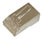 CONNETTORE PLUG 8 POLI RJ45 CAT.5E SCHERMATO PER CAVI RETE FLESSIBILI