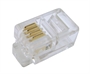 CONNETTORE PLUG TELEFONICO 4 CONDUTTORI 4  POSIZIONI RJ11 (A-MO 4/4 SF)