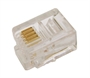 CONNETTORE PLUG TELEFONICO 4 CONDUTTORI 6 POSIZIONI 6P4C (A-MO 6/4 SF)