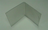 CUSTODIA CD IN PLASTICA FLESSIBILE COLORE BIANCO SATINATO