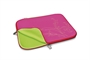 CUSTODIA PER NOTEBOOK 15,4'  IN NEOPRENE 'CANDY THREAT' ROSA/ROSSO CM. 38,5 x 28