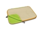 CUSTODIA PER NOTEBOOK 15,4'  IN NEOPRENE 'CHICKEN SCRATCH' BEIGE/GIALLO  CM. 38,5 x 28