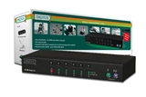 DATA SWITCH ELETTRONICO 6 PC 1 POSTO DI LAVORO PS2/PS2/VGA (DS-13110)