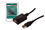 ESTENSORE DI LINEA USB 2.0 MASCHIO/FEMMINA CON CAVO DA MT. 5