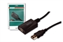 ESTENSORE DI LINEA USB 2.0 MASCHIO/FEMMINA CON CAVO DA MT. 5