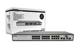 FAST ETHERNET SWITCH LAYER 2 SNMP 24 PORTE 10/100 + 2 PORTE GIGABIT CON ACL
