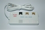 FILTRO ADSL CON UNA PRESA MODEM E DUE TELEFONICHE