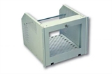 FRAME 19' PER MONITOR CRT/TFT 15- 17' SPORTELLO IN PLEXIGLASS 9 UNITA' GRIGIO mm. (L/A/P) 485X500X40