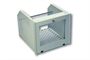 FRAME 19' PER MONITOR CRT/TFT 15- 17' SPORTELLO IN PLEXIGLASS 9 UNITA' GRIGIO mm. (L/A/P) 485X500X40
