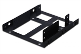 FRAME INTERNO IN METALLO PER MONTAGGIO 2 HD 2.5' IN UN ALLOGGIAMENTO DA 3,5